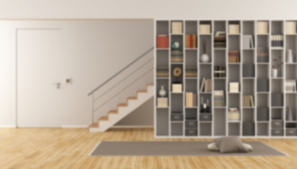 Modern Gray Bookcase